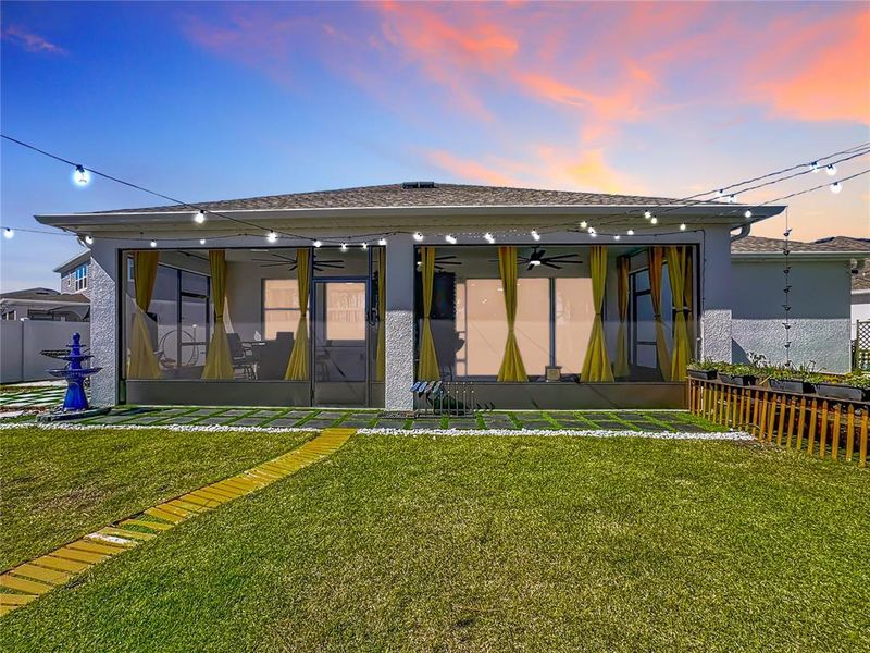 Exterior details and patio area of a home in Bridgewalk, St. Cloud (Image 3).