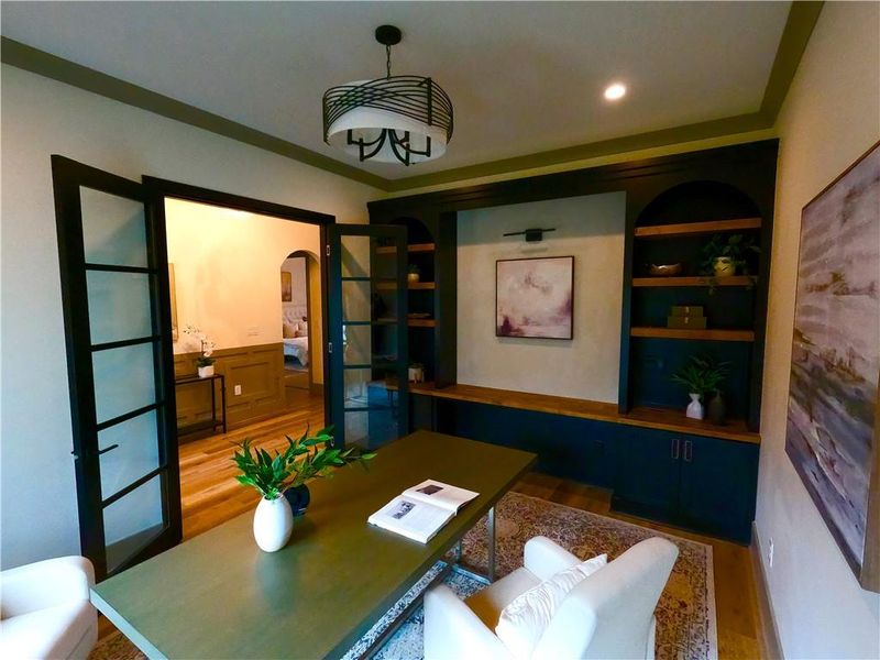 Furnished interior view inside a new home in , Alpharetta (Image 8).