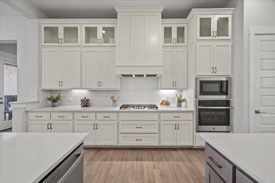 Representative furnished interior of a home built from the Bradley by Chesmar Homes in Sweetwater, Austin (Image 7).