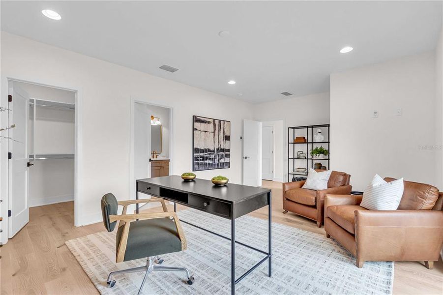 Furnished interior view inside a new home in , Tampa (Image 15). Furnished interior view inside a new home in , Tampa (Image 15).