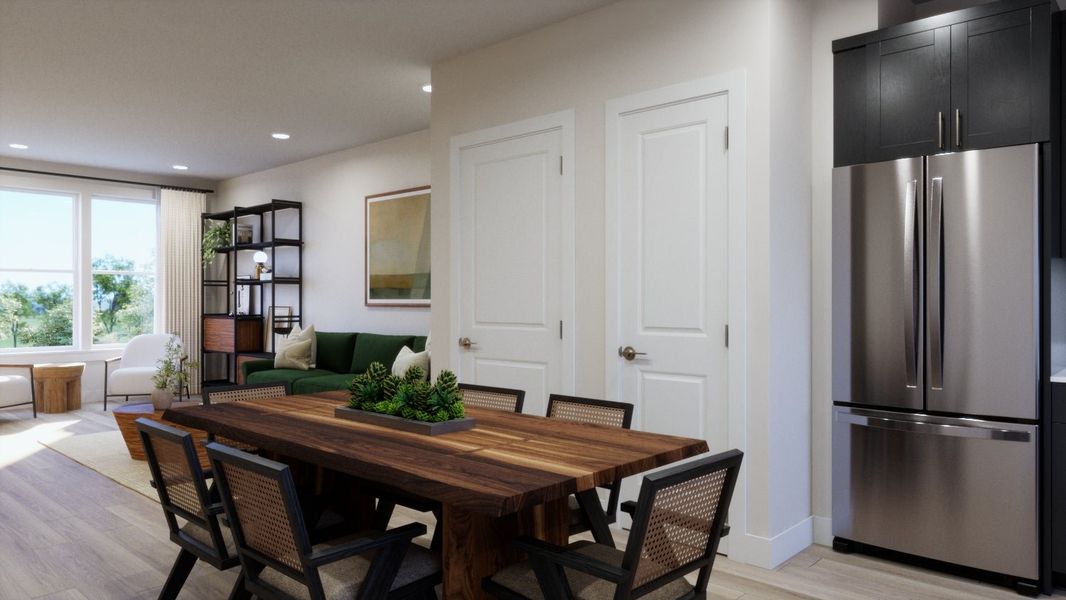 Representative furnished interior of a home built from the 1 by Trumark Homes in Berkeley Villas, Denver (Image 5).