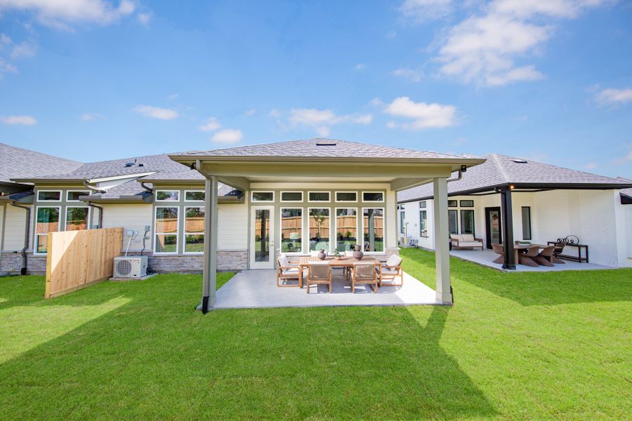 Representative exterior details of a home built from the Serendipity by Beazer Homes in Meridiana, Manvel (Image 3). Representative exterior details of a home built from the Serendipity by Beazer Homes in Meridiana, Manvel (Image 3).