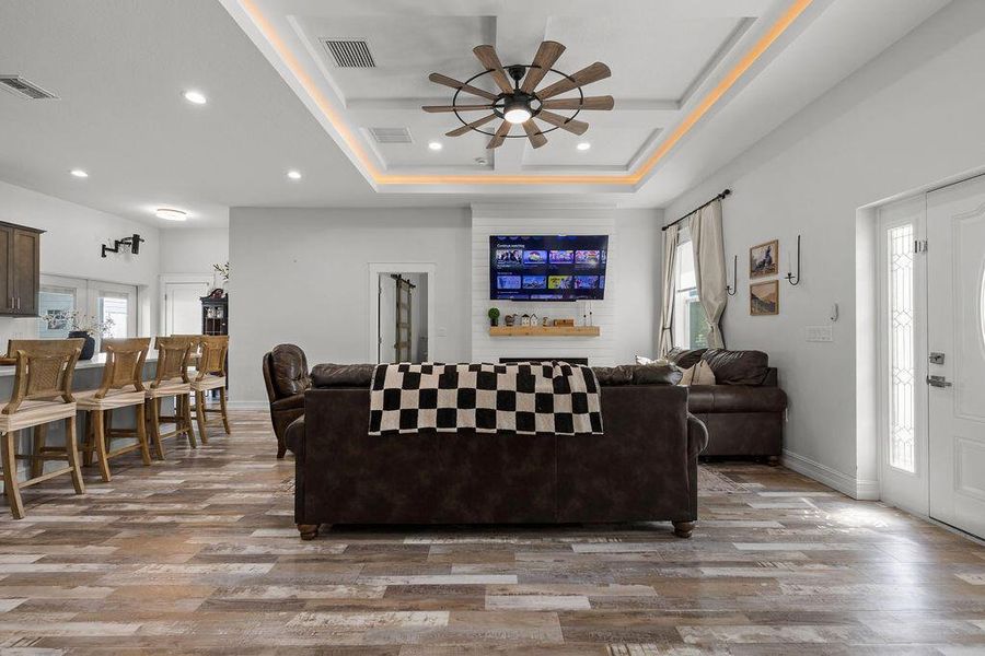 Furnished interior view inside a new home in , Okeechobee (Image 18).