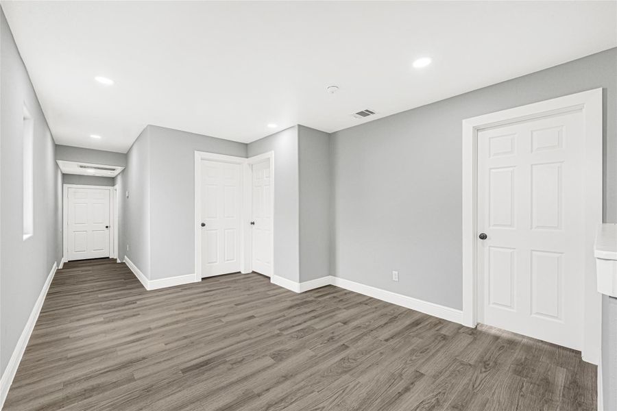 More flex space or play area