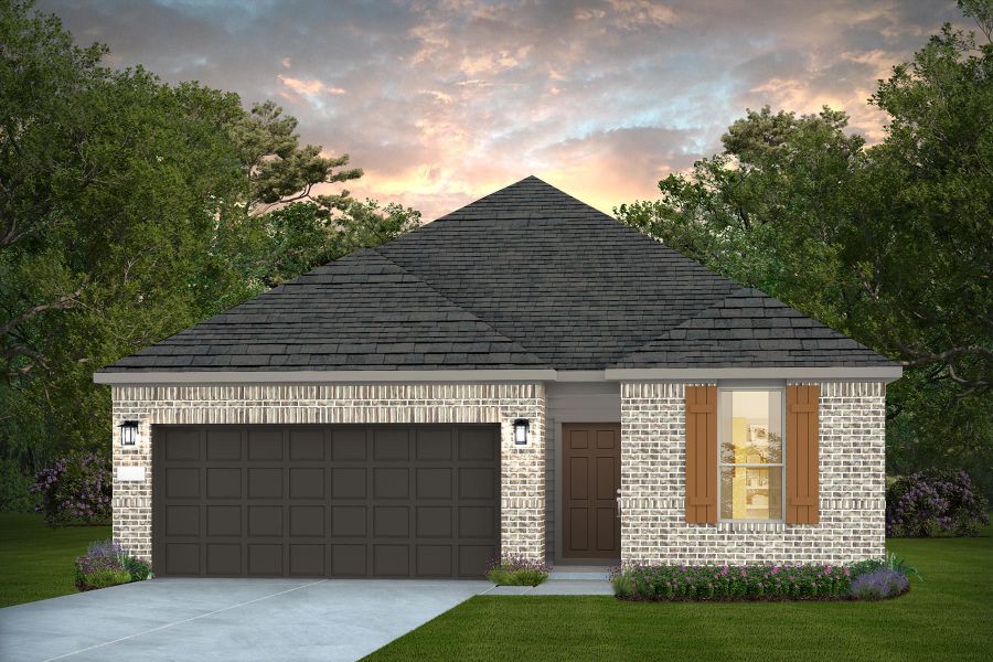 Representative exterior photo of a completed home built from the Fairweather by Pulte Homes in Nopal Valley, San Antonio, TX (Image 22). Representative exterior photo of a completed home built from the Fairweather by Pulte Homes in Nopal Valley, San Antonio, TX (Image 22).