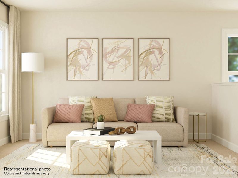 Furnished interior view inside a new home in Harris Mill, Indian Land (Image 19). Furnished interior view inside a new home in Harris Mill, Indian Land (Image 19).