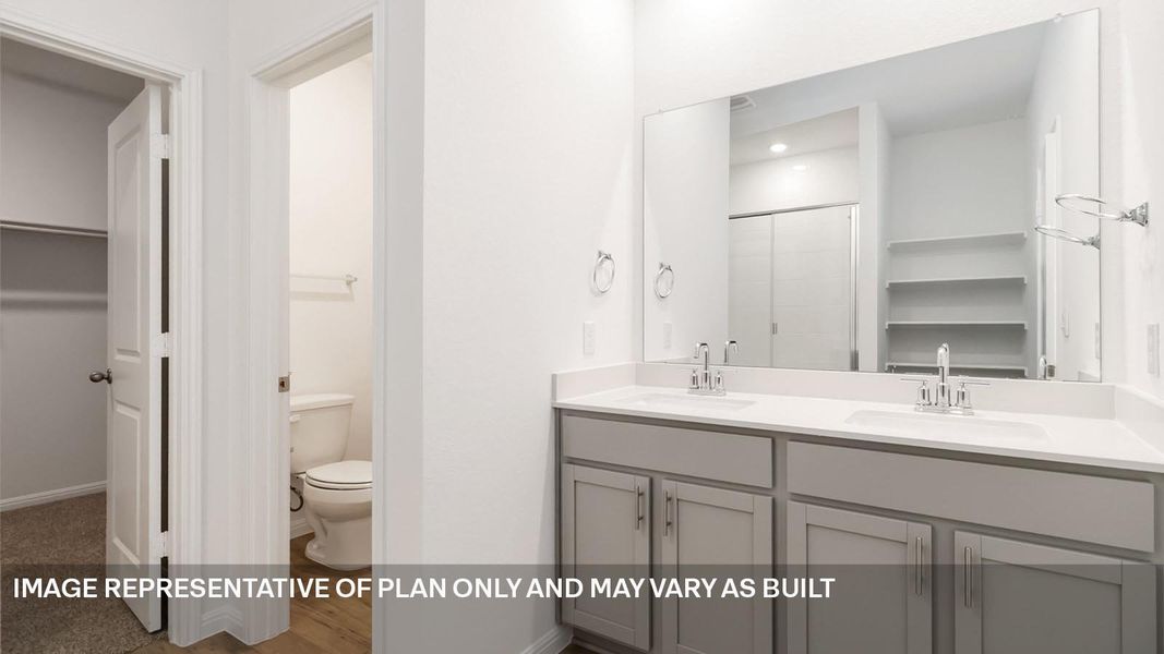 Furnished interior view inside a new home in Bar W Ranch, Leander (Image 6).