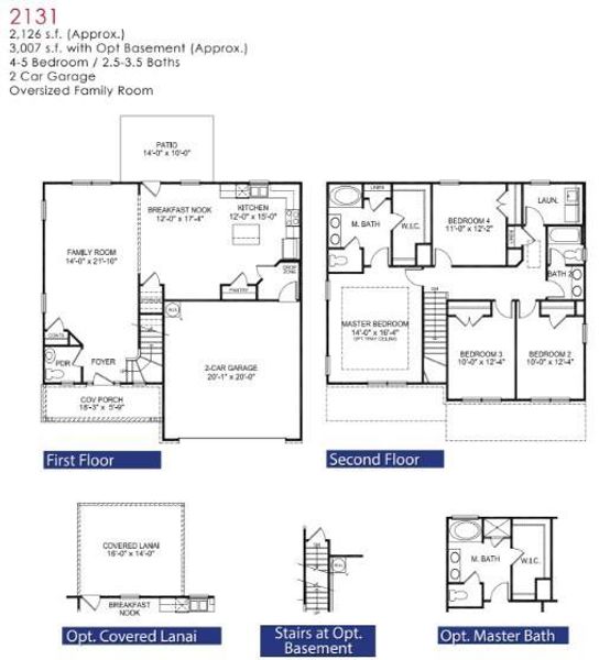 2D floor plan layout of this home in Magnolia Villas, Cornelia, GA (Image 6).