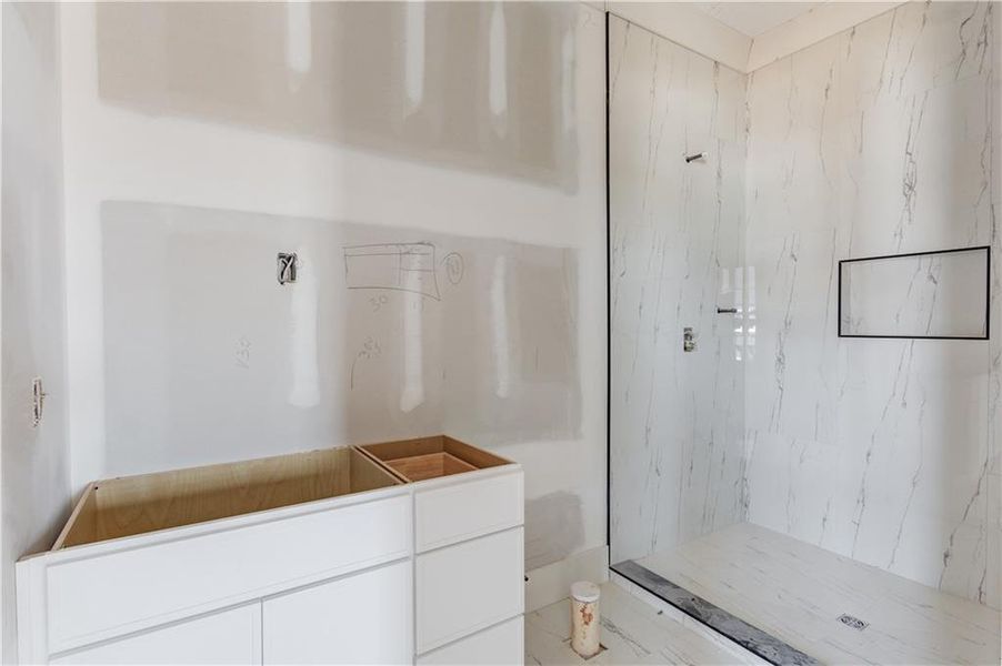 In-progress construction of a new home in , Buford, GA (Image 41).