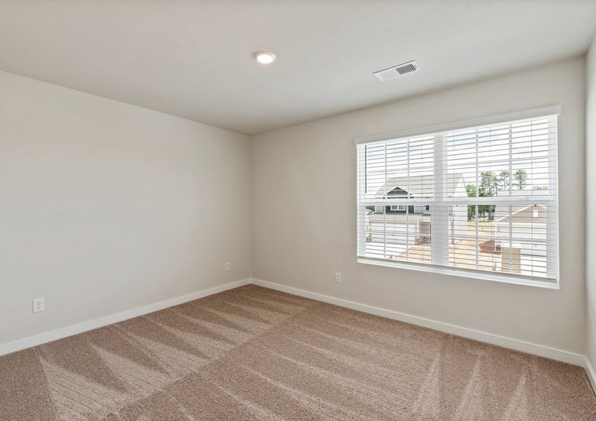 The flex room has ample space