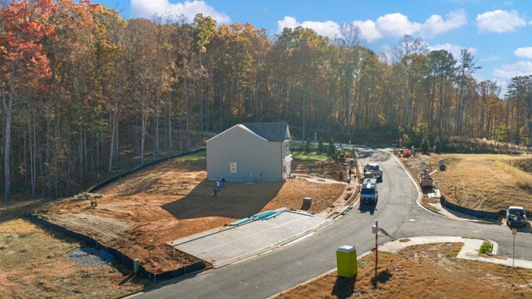 In-progress construction of a new home in South Wind, Union City, GA (Image 24).