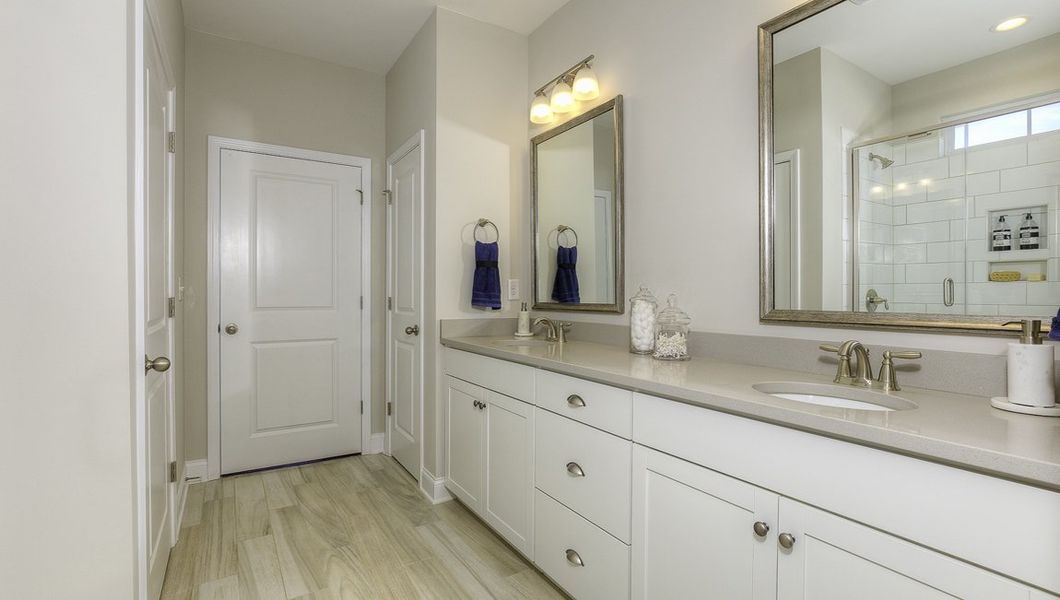 Furnished interior view inside a new home in Reserve at Tap Root Farms, Fletcher (Image 21). Furnished interior view inside a new home in Reserve at Tap Root Farms, Fletcher (Image 21).