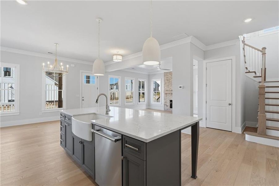 Furnished interior view inside a new home in , Milton (Image 5).