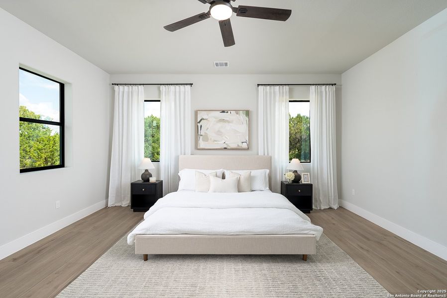 Furnished interior view inside a new home in , San Antonio (Image 18).