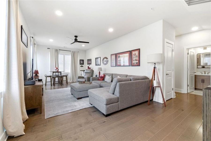 Furnished interior view inside a new home in , Cumming (Image 32).