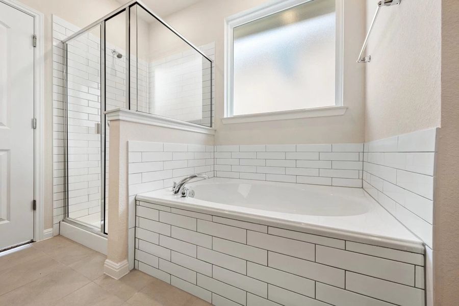 Furnished interior view inside a new home in The Colony, Bastrop (Image 16).