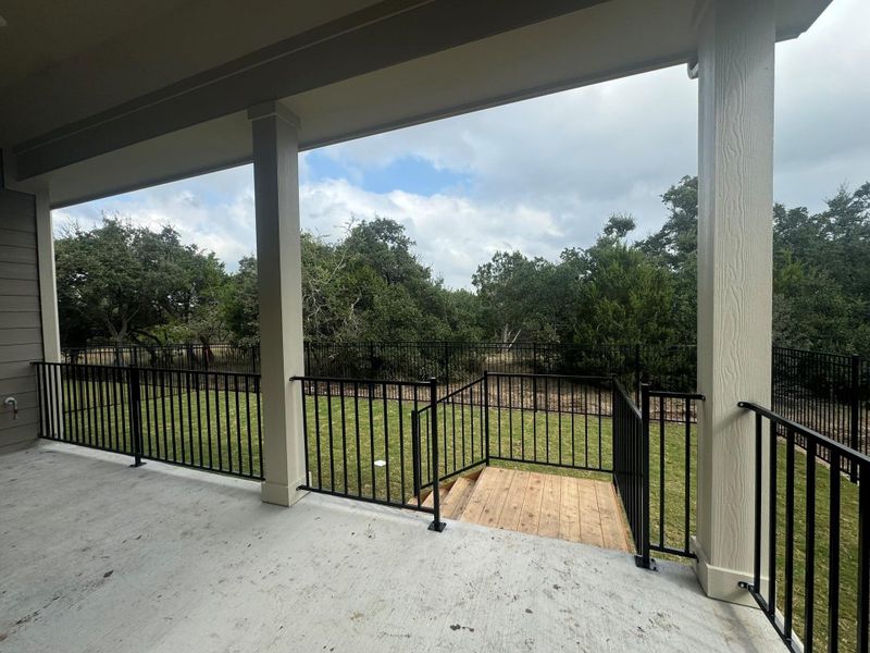 Rear Covered Patio