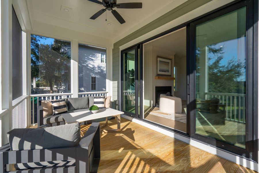 Exterior details and patio area of a home in , Johns Island (Image 39). Exterior details and patio area of a home in , Johns Island (Image 39).
