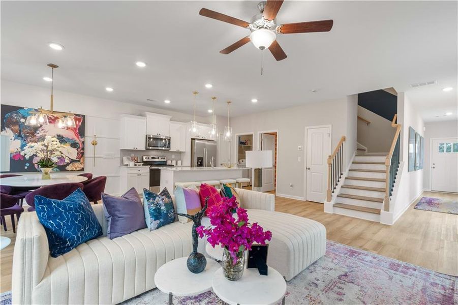 Furnished interior view inside a new home in Bowers Farm, McDonough (Image 5).