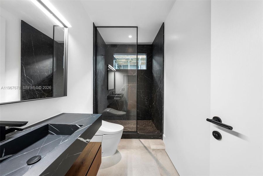 Furnished interior view inside a new home in , Miami (Image 15).