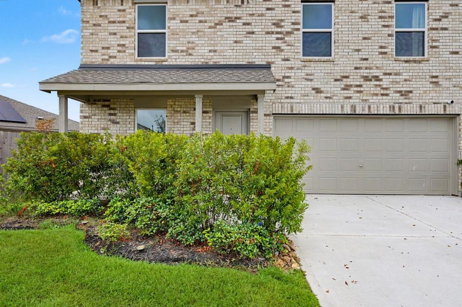 Exterior details and patio area of a home in Tavola, New Caney (Image 19). Exterior details and patio area of a home in Tavola, New Caney (Image 19).