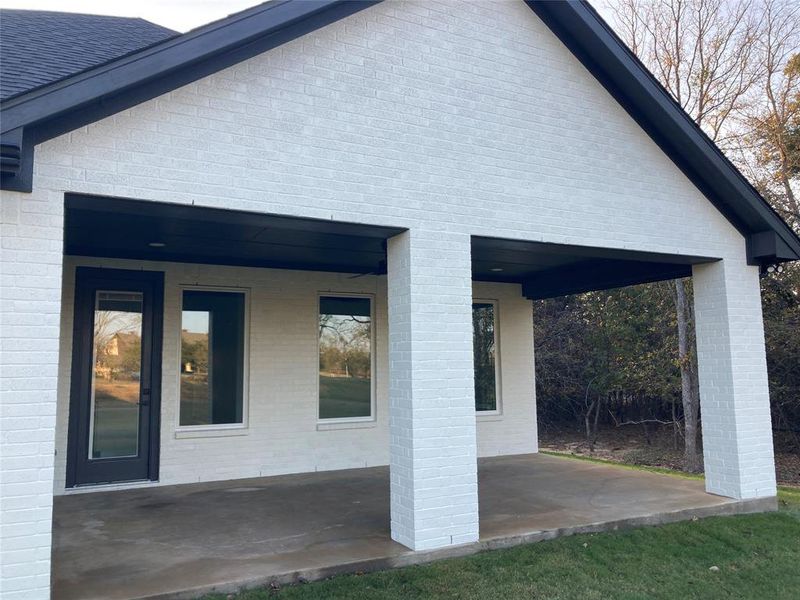 Exterior details and patio area of a home in , Whitney (Image 3). Exterior details and patio area of a home in , Whitney (Image 3).
