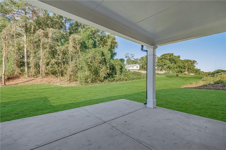 Exterior details and patio area of a home in , Buford (Image 4).