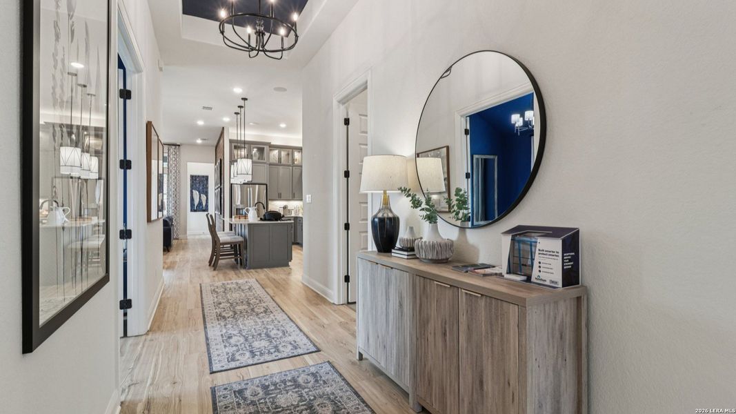 Furnished interior view inside a new home in The Crossvine, Schertz (Image 14). Furnished interior view inside a new home in The Crossvine, Schertz (Image 14).