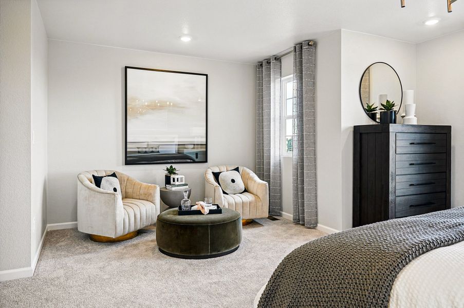 Representative furnished interior of a home built from the Independence by Taylor Morrison in Parterre Townhomes - The Westerly Collection, Thornton (Image 23).