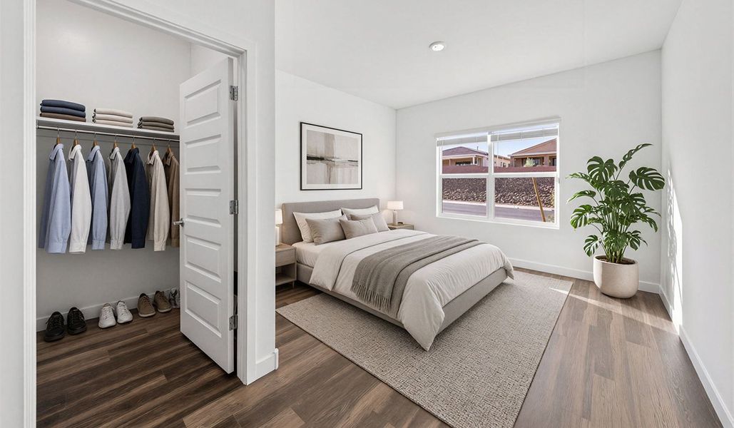 Furnished interior view inside a new home in Solterra, Green Valley (Image 8).
