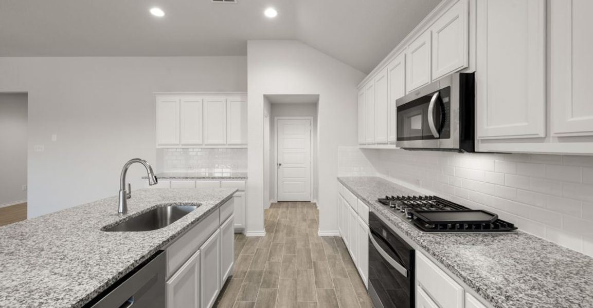 Representative exterior photo of a completed home built from the Cromwell II by Impression Homes in Stone Eagle, Azle, TX (Image 9).