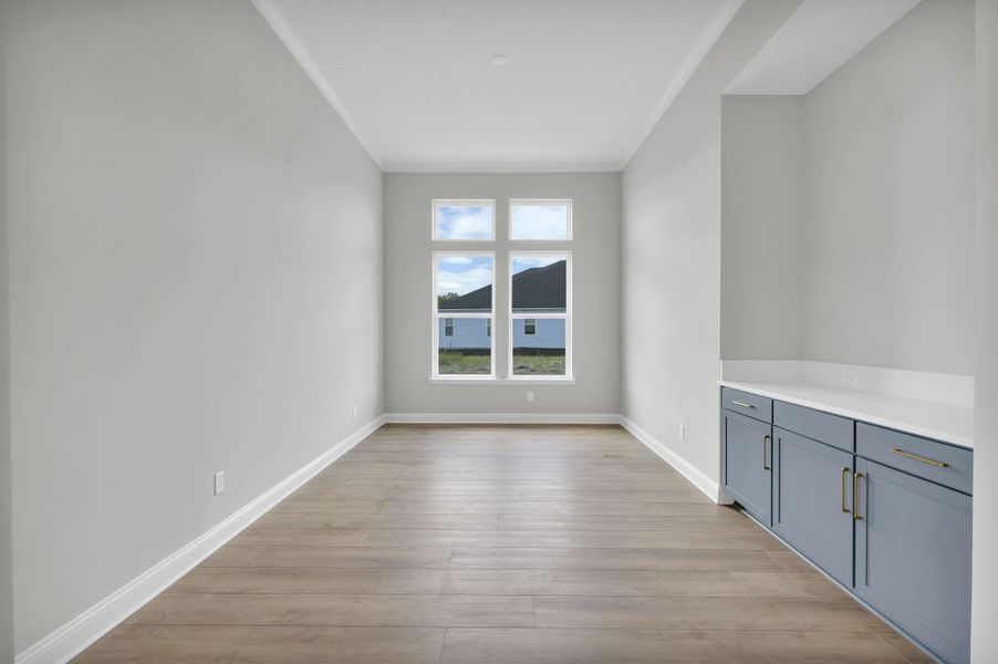 Representative unfurnished interior of a home built from the Tomoka by Riverside Homes in Hidden Creek at SilverLeaf Phase 1, St. Augustine (Image 41).