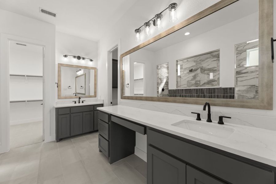 Furnished interior view inside a new home in Estates at Rockhill, Frisco (Image 10).