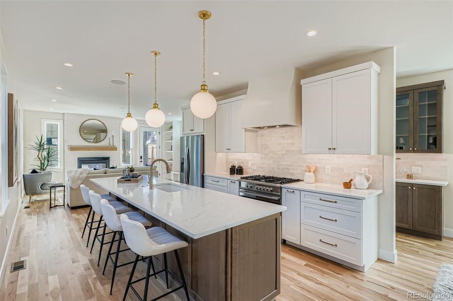 Furnished interior view inside a new home in , Denver (Image 12).