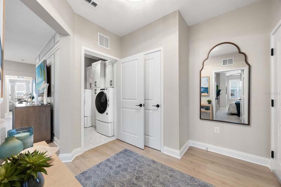 Furnished interior view inside a new home in Gatherings® of Lake Nona, Orlando (Image 10).