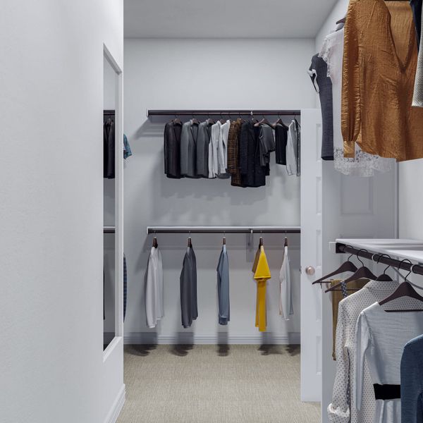 Representative furnished interior of a home built from the Longspur by Tri Pointe Homes in Oakhill Reserve, Tomball (Image 14).