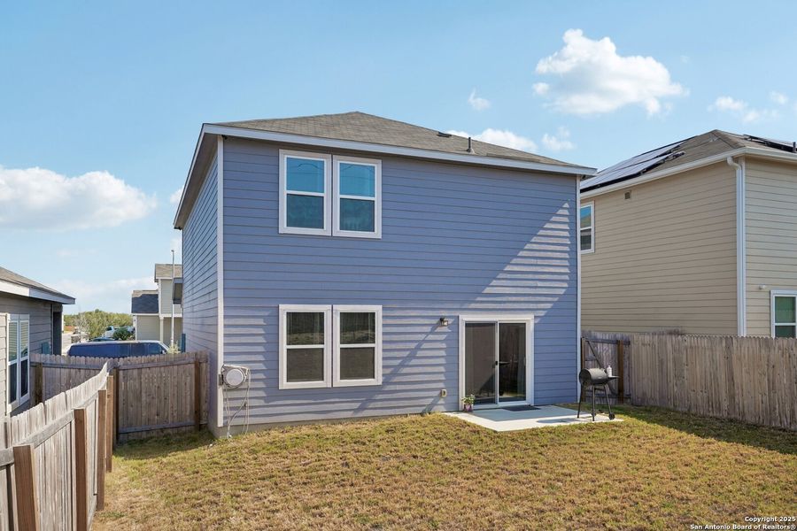 Front exterior of a new home in Sutton Farms, San Antonio, TX, highlighting curb appeal (Image 24). Front exterior of a new home in Sutton Farms, San Antonio, TX, highlighting curb appeal (Image 24).