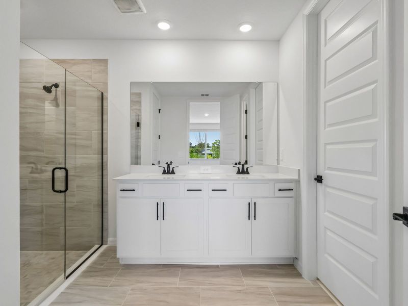 Furnished interior view inside a new home in The Grove at Stuart Crossing - Signature Series, Bartow (Image 5).