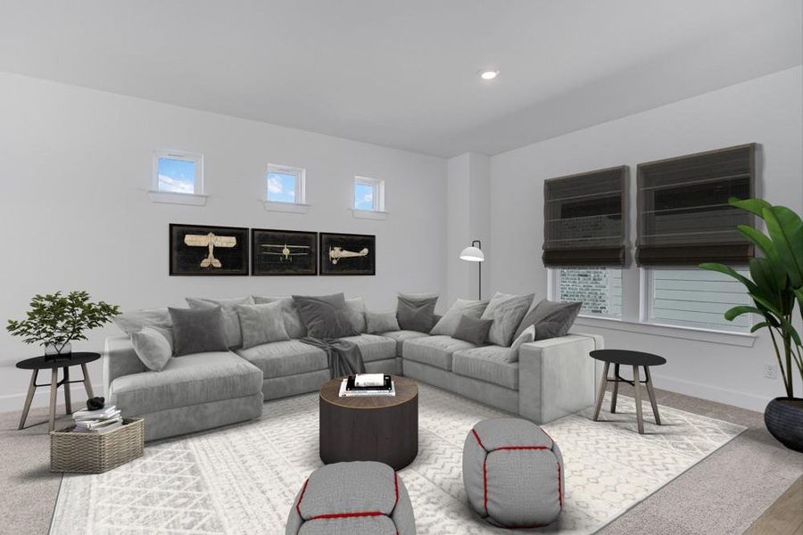 Retreat (Staged)  [Photo shown is from a completed home with the same floorplan and similardesign selections.]