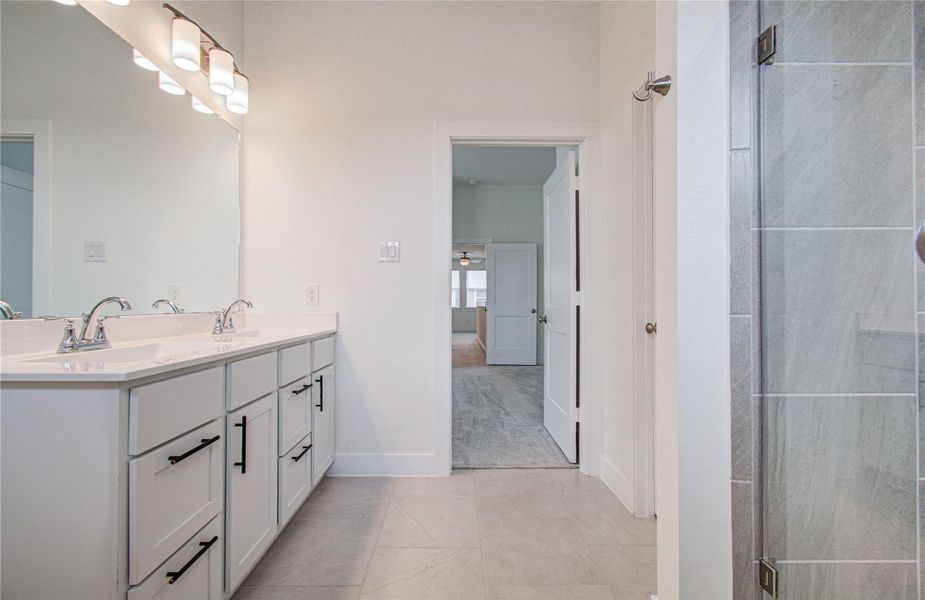 Furnished interior view inside a new home in , Cypress (Image 17).