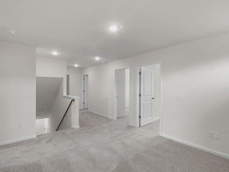 Spacious, unfurnished interior of a new home in Providence Station at Trolley Run, Aiken (Image 15).