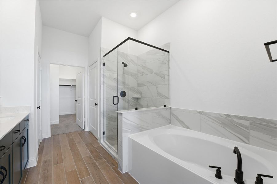 Furnished interior view inside a new home in , Cypress (Image 10).