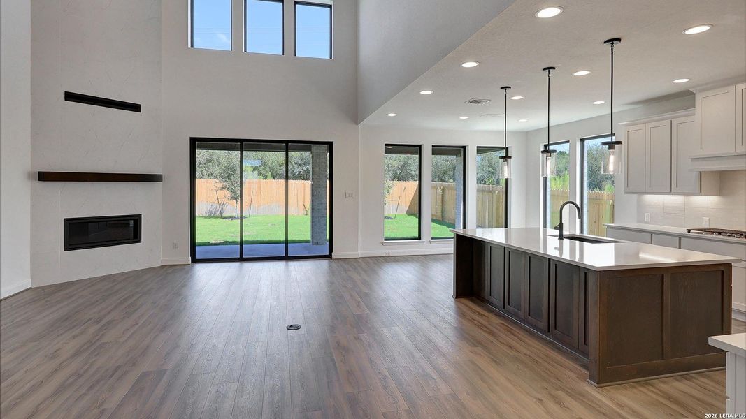 Spacious, unfurnished interior of a new home in Kallison Ranch, San Antonio (Image 25). Spacious, unfurnished interior of a new home in Kallison Ranch, San Antonio (Image 25).
