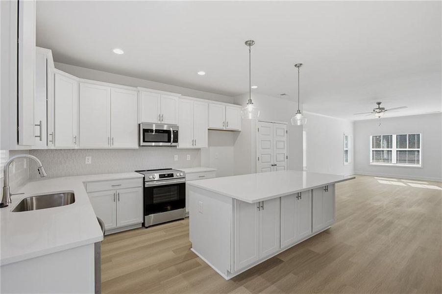 Furnished interior view inside a new home in , Mableton (Image 11).