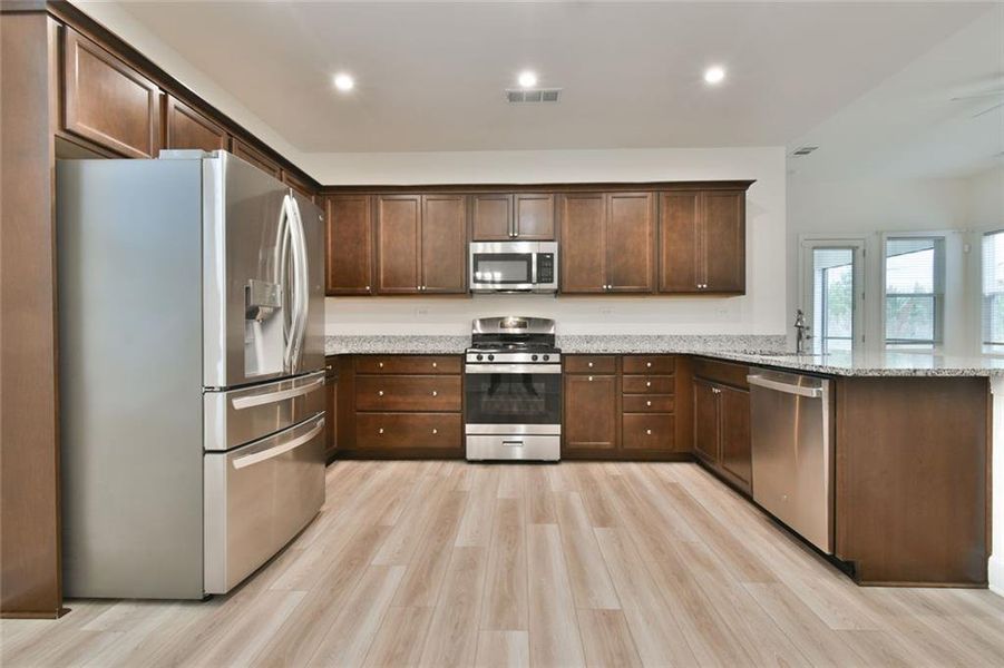 Furnished interior view inside a new home in , Hoschton (Image 6).