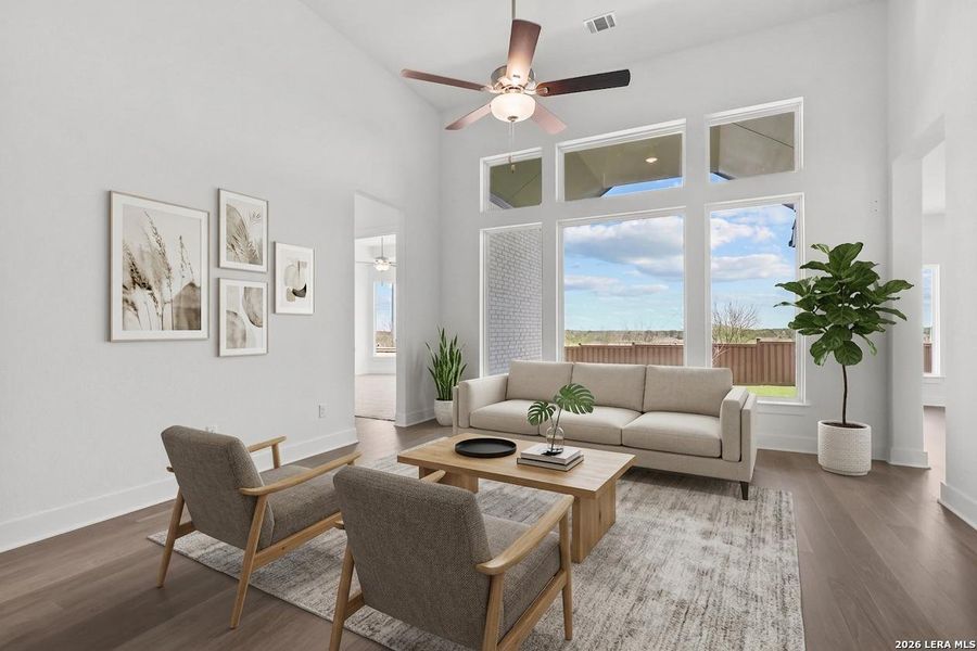 Furnished interior view inside a new home in Mayfair, New Braunfels (Image 9).