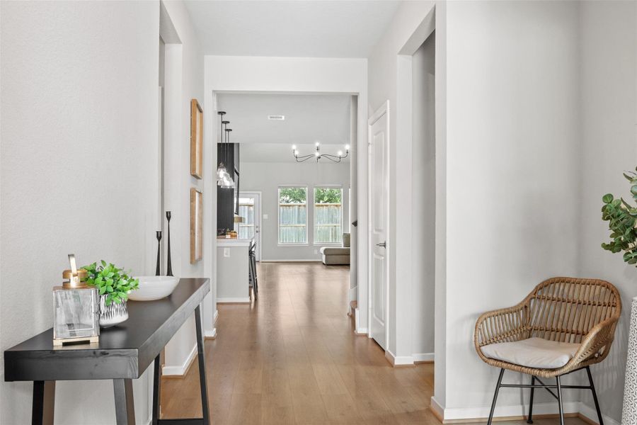 Entryway to the left is your office Entryway to the left is your office