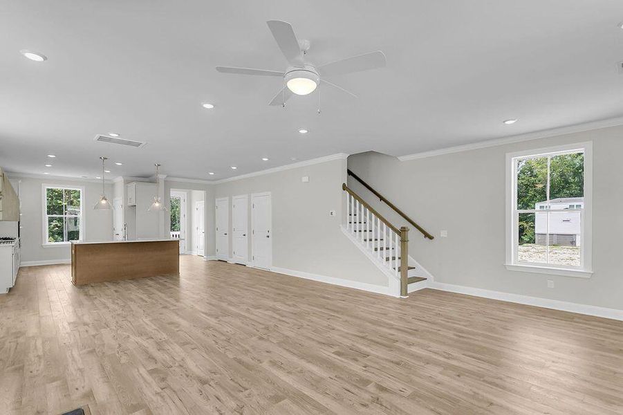 Spacious, unfurnished interior of a new home in Heron Preserve, Hanahan (Image 14). Spacious, unfurnished interior of a new home in Heron Preserve, Hanahan (Image 14).