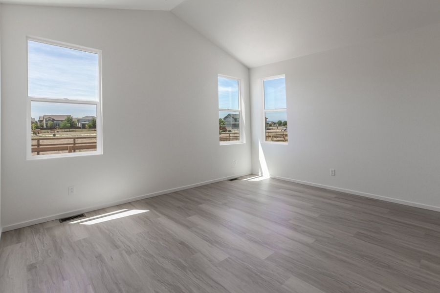 Representative unfurnished interior of a home built from the Morrison by Hartford Homes in Trailside, Timnath (Image 24).