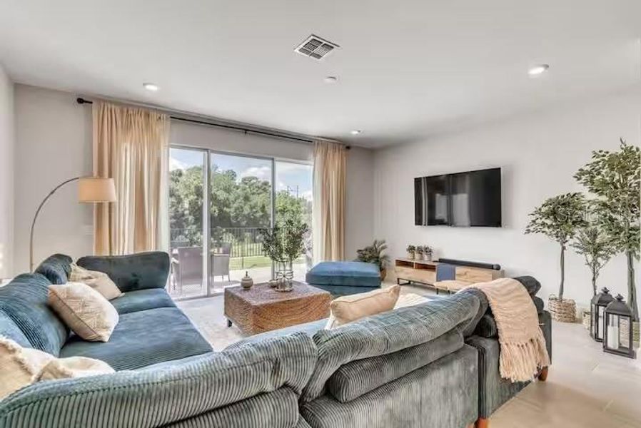 Furnished interior view inside a new home in , Reunion (Image 7).